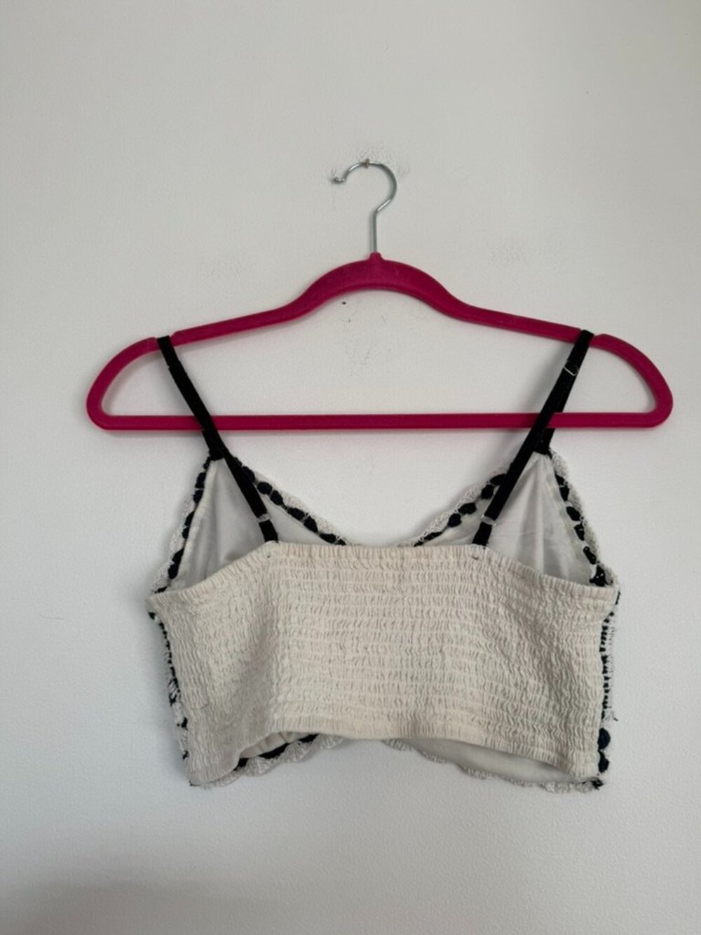 B-O-G Collective Crochet Knit Bralette Tank Top Size M - Picture 7 of 8